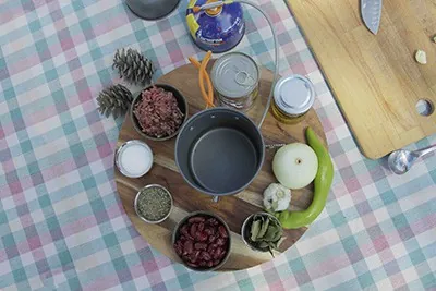 בישול בשטח עם פק